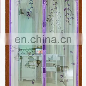 JiLi Newest Design of Anti Mosquito Magnetic Curtain Automatic Closing Door Screen With Fashion Print and 100%Polyester Fiber thumbnail-6