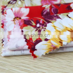 Shaoxing Textile 2014 Good Quality and Good Hand Feeling Printed Twill CTN/SP Twill Fabric thumbnail-1