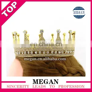 Cheap Full Circle Rhinestone Pageant Princess Crown thumbnail-4