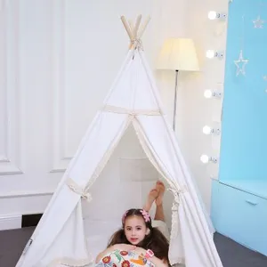 Teepee India Tent Child Play House Indoor & Outdoor Play Tent thumbnail-5