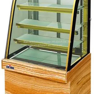 Automatically Defrost System Cold Drinks Display Cabinets In Restaurant thumbnail-1