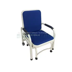 AG-AC004 Metal Frame Foldable Hospital And Home Accompany Nursing Chair thumbnail-2