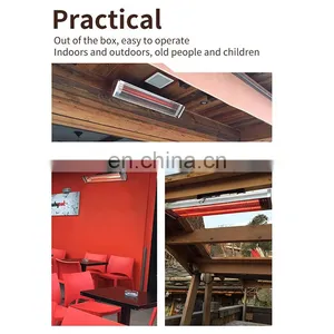 Wall Beautiful and Practical Electronic Halogen Heater thumbnail-6