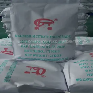Magnesium Citrate Anhydrous Powder Gianule MGCA Food Ingredient Food Grade Food Additive Manufacturer Chemical High Quality thumbnail-2