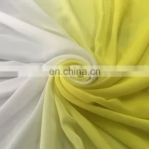 Wholesale Factory Price 100% Polyester 75D Gradient Chiffon Fabric For Dress thumbnail-7