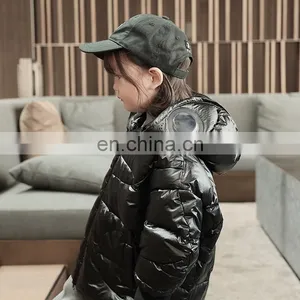6321 Top Quality Baby Clothes Child Windproof Hooded White Duck Down Coat thumbnail-6