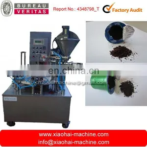 Small Capacity Rotary Coffee Pod Fill and Seal Machine thumbnail-1