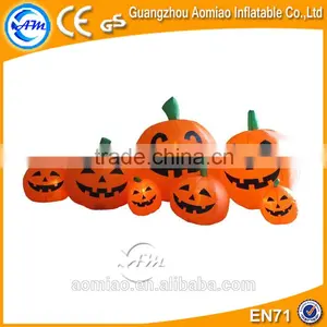 Outdoor Halloween Decoration Inflatable Pumpkin Yard Led Lighted Decoration thumbnail-1
