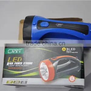 Powerful and Cheap Colorful Plastic LED Flash Light thumbnail-1