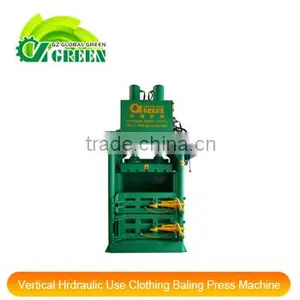 Hot Sale Vertical Hydraulic Used Clothing Baling Press Machine thumbnail-1
