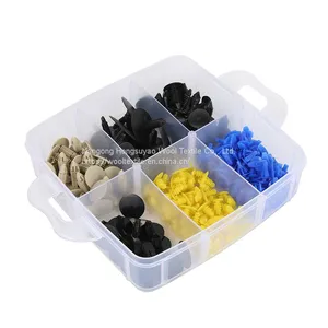 22kinds 650pcs Car Rivet Push Rod Clip Fender Bumper Plastic Fasteners thumbnail-1