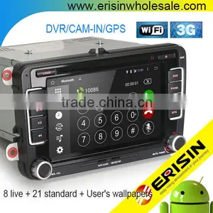 Erisin ES2698V 7" 2 Din Android 4.4.4 Car DVD Player GPS for Golf 5 6 thumbnail-1