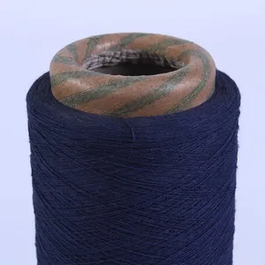 Textile Yarn Supplier Recycled Carded Yarn for Socks Knitting Ne17s OE Yarn Open End Spinning Regenerated Yarn thumbnail-3