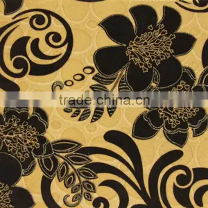 High Quality Flock on Flock Sofa Polyester Fabric thumbnail-1