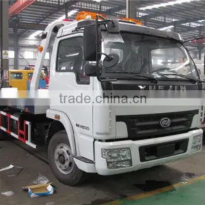 4ton Yuejin Flatbed Recovery Truck thumbnail-1