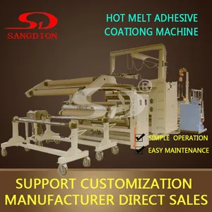 Hot Melt Adhesive Laminating Machine, Non-woven Fabric Laminating Machine, Protective Clothing Fabric Laminating Machine thumbnail-1