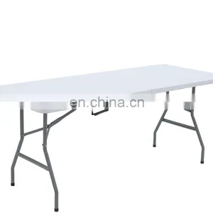 Fast Shipping Portable Folding Easy Fold 183cm Folding Bbq Rectangle Plastic Camping Picnic Dining Outdoor Table thumbnail-1