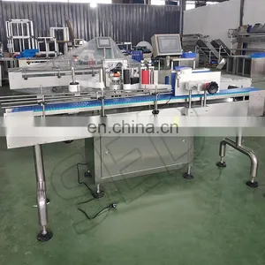 High Efficiency 10-100 Bottles / Min Automatic Round Bottle Labeling Machine thumbnail-2