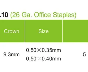 OEM Design 26/6 26/8 Series Galvanized 12.8mm School Office Staples thumbnail-5