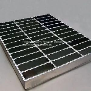 Hot Galvanized Steel Grating Heavy Stainless Steel Platform Steel Grating Plate Plug-in Steel Grating Composite Cable Trench Cover Plate thumbnail-4
