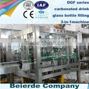 3000 Bottles per Hour Glass Bottle Soda Water Filling Machine thumbnail-1
