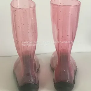 Vogue Transparent Women Rain Shoes,Fashion Transparent Ladies Shoes,Transparent Lady Shoes,Female Rain Shoe thumbnail-3