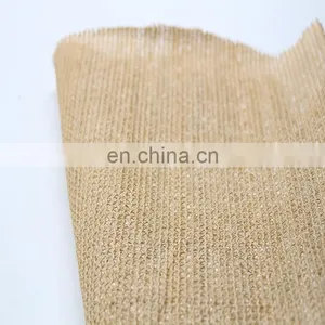 HDPE Virgin Material Beige Color Tape Sun Shade Cloth Car Sun Shade Mesh thumbnail-5