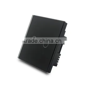 2 Gang Glass Panel Touch Light Switch 110-250v AC EU/UK thumbnail-1