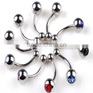 Internally Threaded Tiny cz Diamond Star Labret Monroe Lip Ring Piercing Body Jewellery thumbnail-2