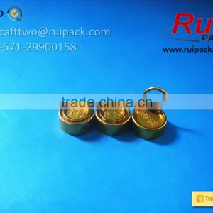 Mini TAB Aluminum Crimp on Cap With Silicone Liner, Metal Alu Snap on Lid With Pull-tab/ring-pull thumbnail-2