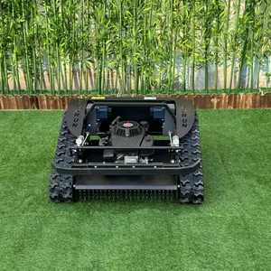 Remote Controlled Track Lawn Trimmer China Manufacturer, Factory Direct Sales RC Rotary Mower thumbnail-4