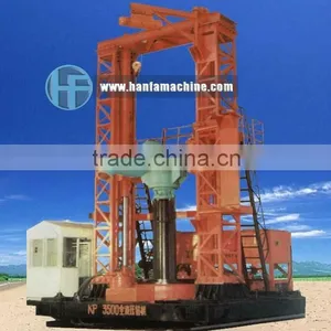 Full Hydraulic Pressure Rotary Drilling Rig Mode Boring Rigs KP3500 thumbnail-1