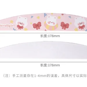 Nail Art Tools: Printed Nail Files, Cartoon Pattern Rubbing Strips, Double-sided White Gauze Files, Wholesale Nail File Strips thumbnail-3