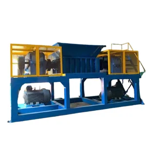 Automatic Double Shaft Shredder With PLC Control for Plastic Waste Management thumbnail-4