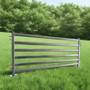 Heavy Duty Livestock Cattle Corral Fence Gate and Horse Round Pen Sheep Panels Farm Fence USA Metal Cattle Panel Fence thumbnail-1