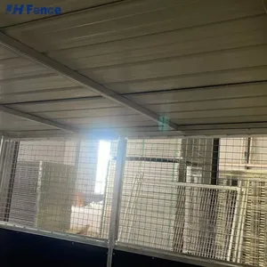 Heavy-Duty Steel Horse Shelter With Removable Roof - Weatherproof Stable for Outdoor Pasture, Equine Protection & Easy Assembly thumbnail-3