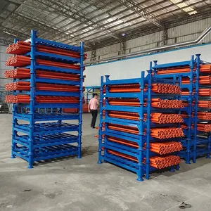 High-Capacity Steel Shelf With Stackable Plastic Boxes for Industrial Storage thumbnail-4