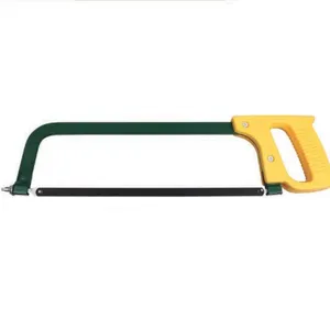 Flat PP Plastic‑Handle Steel Hacksaw Frame, 300mm Heavy‑Duty Hand Saw Frame With Safety Locking Mechanism thumbnail-1
