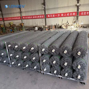 Rockfall Netting G65 3 G80 4 High Tensile Strength Galvanized High Tensile Wire Mesh Highway Slope Stabilization thumbnail-2