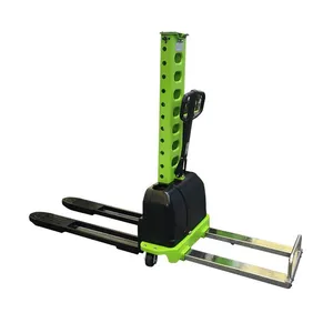 Factory Direct Sale 1 Ton Self-loading Electric Stacker Portable Stacker thumbnail-1