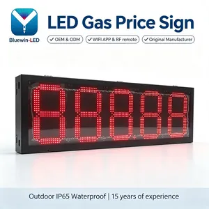 Custom LED Gas Price Board 8.88 88.88 888.88 Formats Install Gas Station thumbnail-2