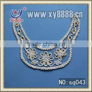 2013 Fancy Bead Embroidery Collar Bead Lace thumbnail-1