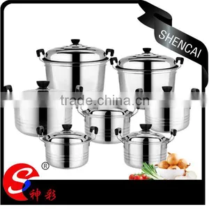 Hot Sale SS410 Stainless Steel Hot Pot Stainless Steel Cooking Pot thumbnail-1