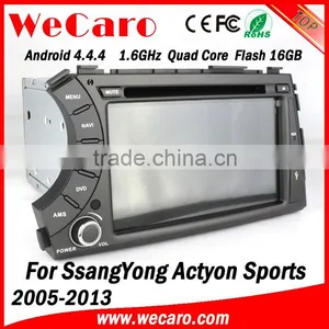 Wecaro Android 4.4.4 WIFI 3G Car Dvd Player for Ssangyong Kyron Gps Navigation Multimedia System 2006 -2012 thumbnail-5