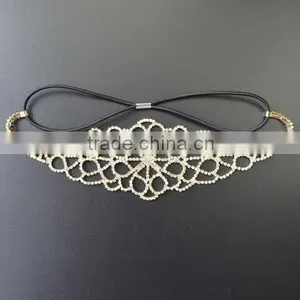 Europe and the United States Bride Luxury Shiny Diamond Crystal Stone Hair Band thumbnail-2