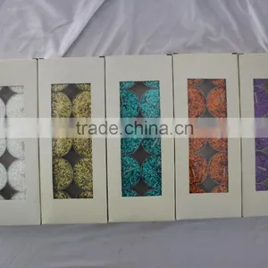 Glitter Powder Tealight Candle thumbnail-3