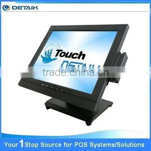 Detaik Factory Supply Resistive 15 Inch Touch Monitor With MSR thumbnail-1