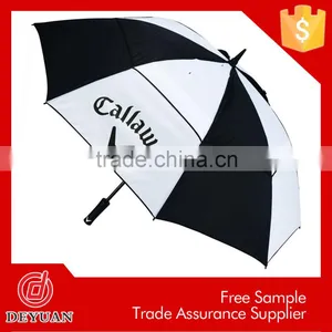Wholesale Auto Open Winderproof Plastic Handle Golf Umbrellas thumbnail-6