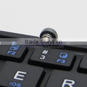 Folding Mini Ultra-thin WirelessBluetooth Keyboard For Smartphone Tablet PC Compatible With IOS Android Window System thumbnail-4