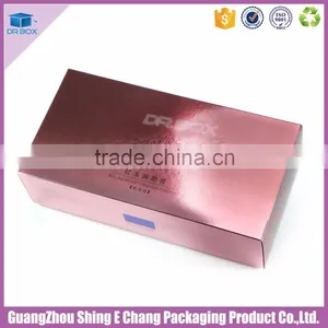 2016 Professional Customized Cardboard Recycled Cosmetic Packaging, Gold/Silver Stamping Cosmetic Paper Box thumbnail-3
